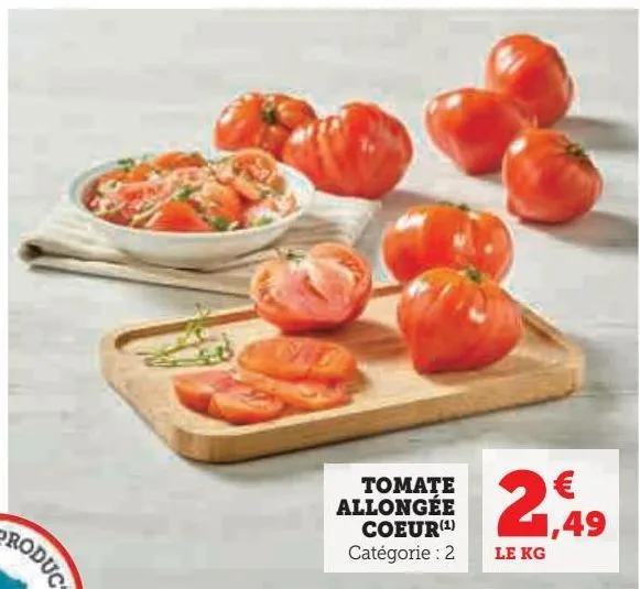 tomate allongée coeur
