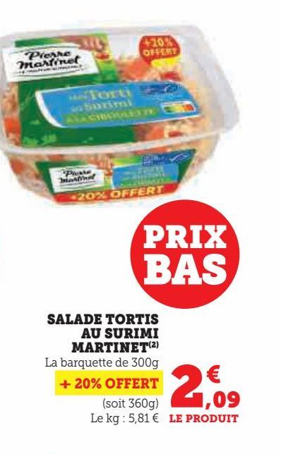 Salade tortis au surimi martinet