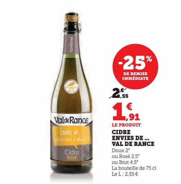 cidre envies de val de rance 