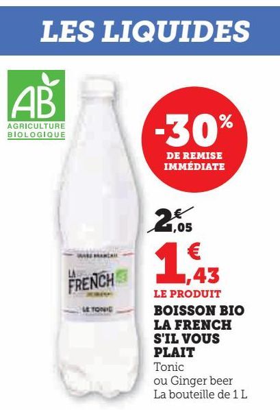 boissons bio la french s'il vous plais 