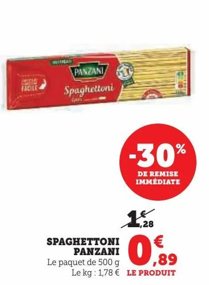 spaghetti panzani