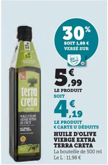 huile d'olive extra vierge terra creta 