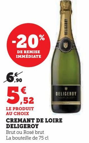 Crémant de Loire deligeroy 