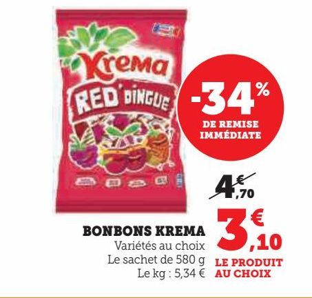 bonbons KREMA 