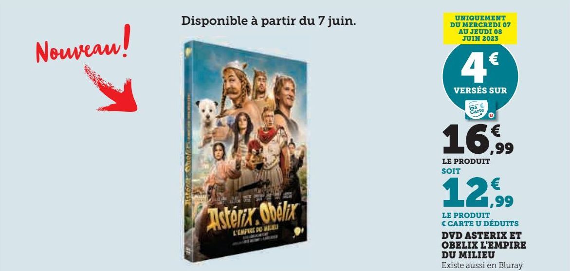 dvd asterix et obelix l'empire du milieu 