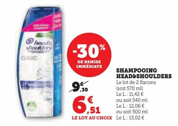 shampooing head&shoulders