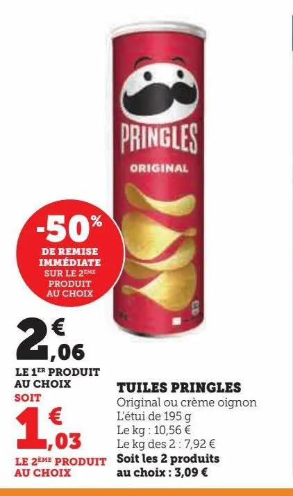 tuiles pringles