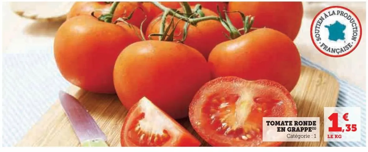 tomate ronde en grappe