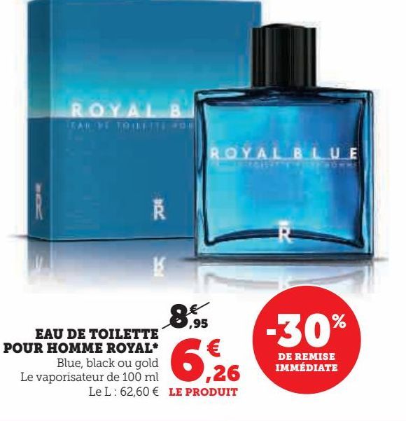 EAU DE TOILETTE POUR HOMME ROYAL 