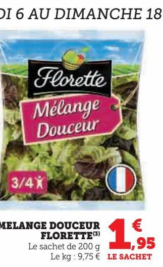 MELANGE DOUCEUR FLORETTE 