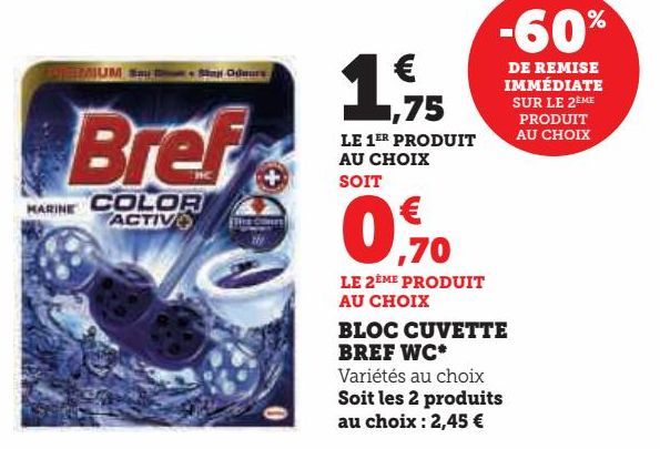 BLOC CUVETTE BREF WC