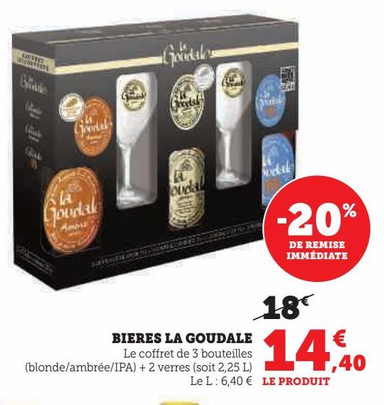 BIERES LA GOUDALE 