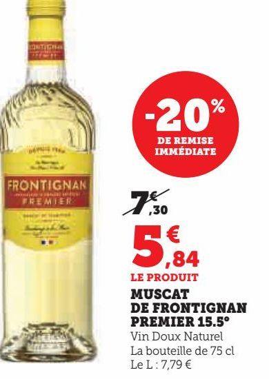 MUSCAT DE FRONTIGNAN PREMIER 15.5°