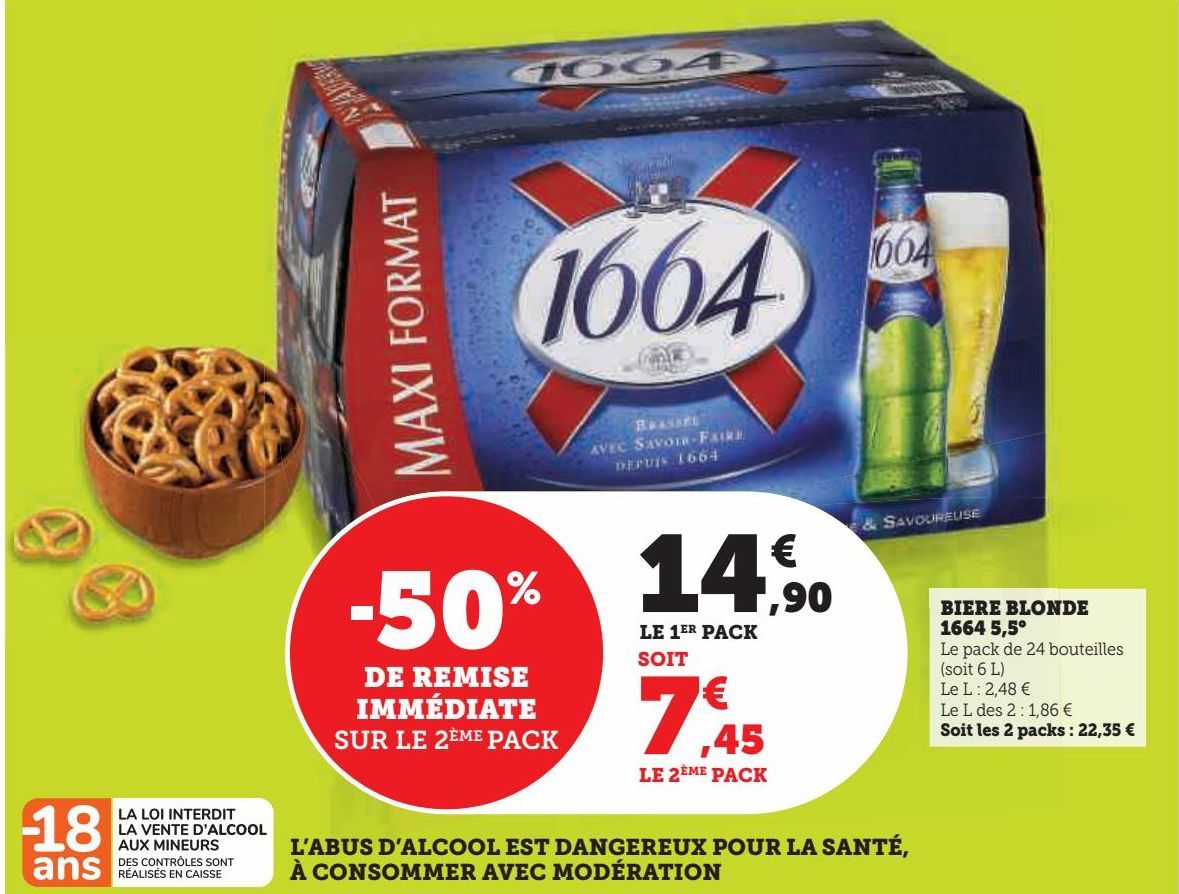 BIERE BLONDE 1664    5.5°