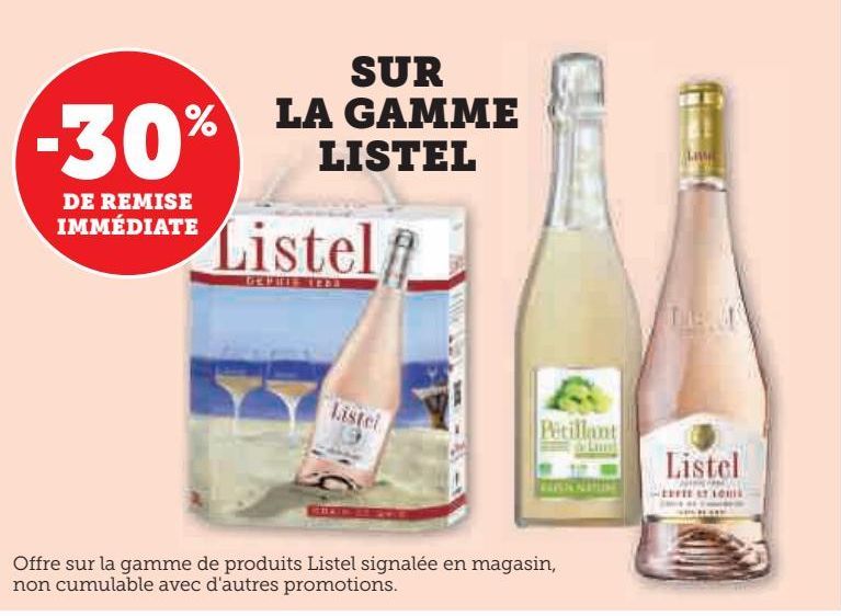 LA GAMME LISTEL 