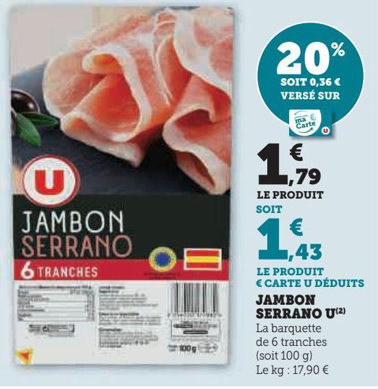 JAMBON SERRANO U 