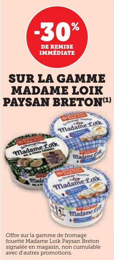 LA GAMME MADAME LOIK PAYSAN BRETON 