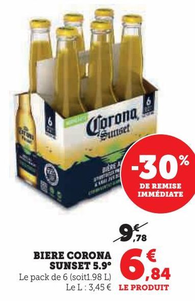 bière Corona sUNSET 5.9ª