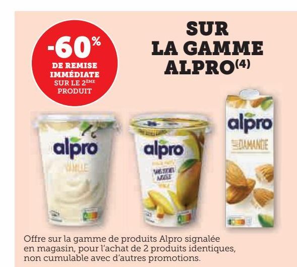 La gamme Alpro