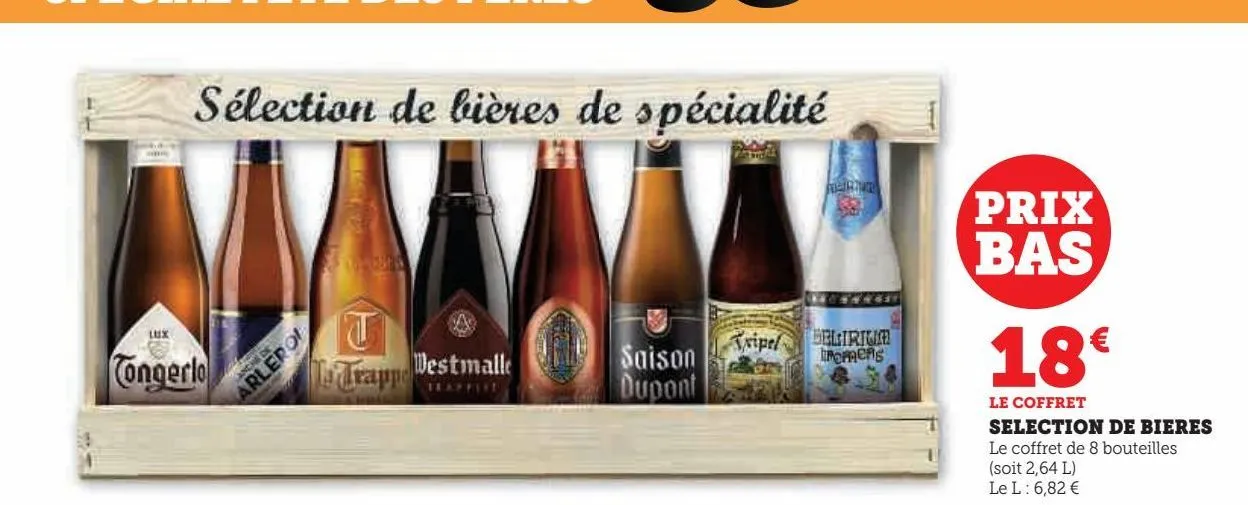 selection de bières