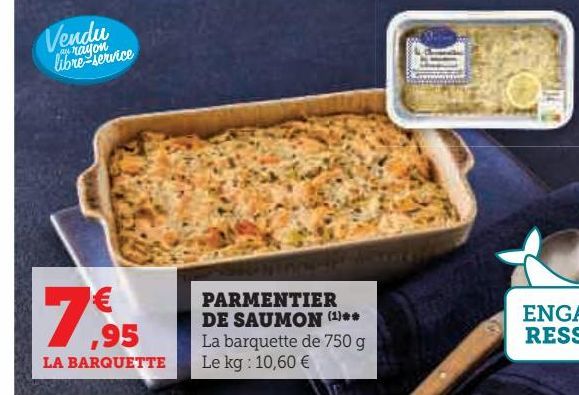 Parmentier de saumon