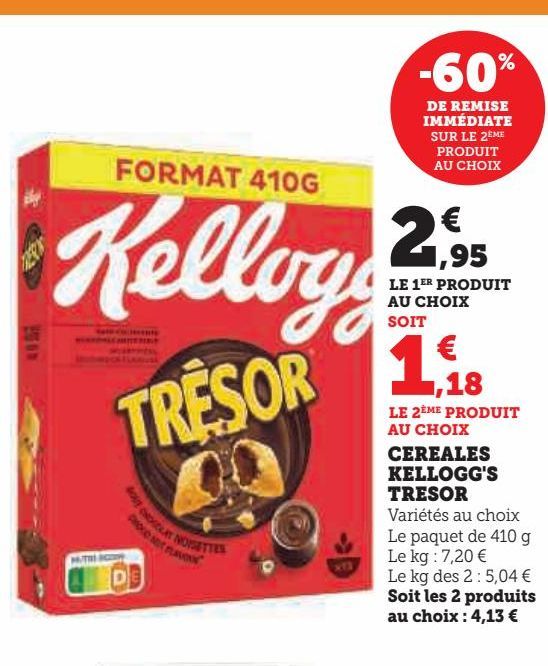 céréales Kellogg's Tresor