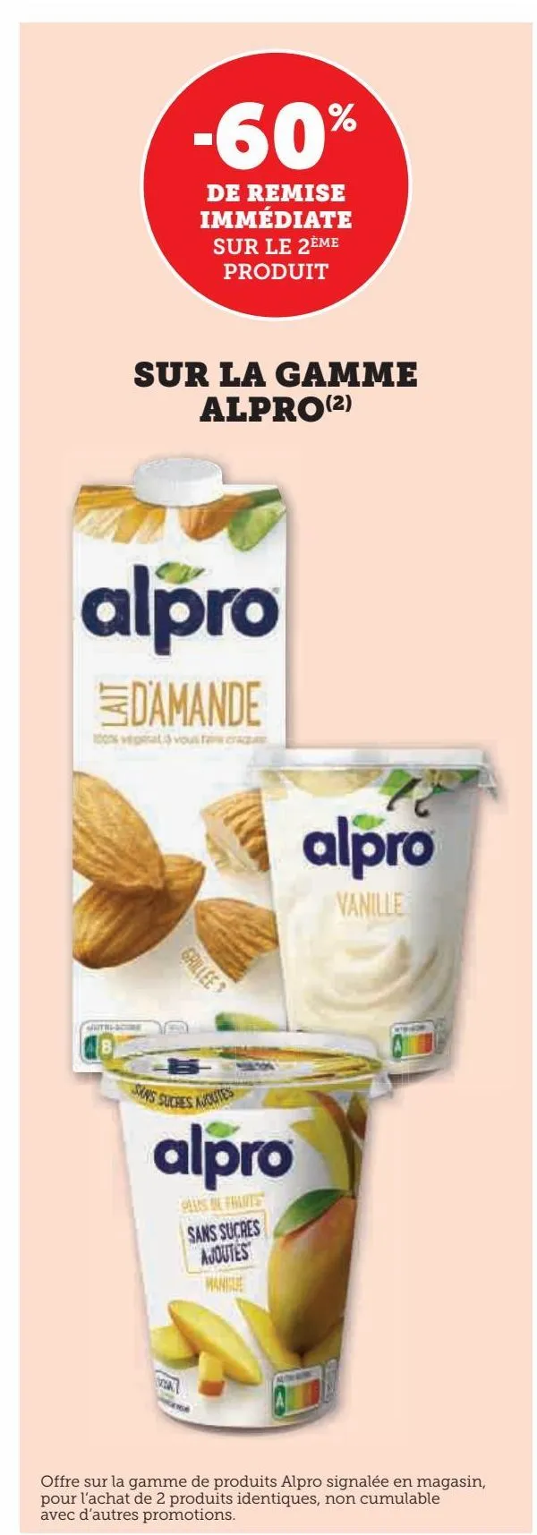 la gamme  alpro