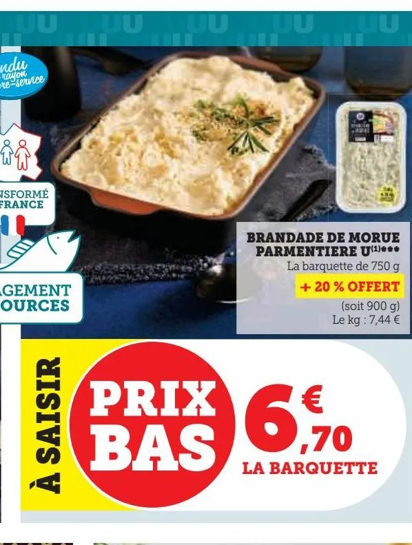 brandade de morue  parmentiere u