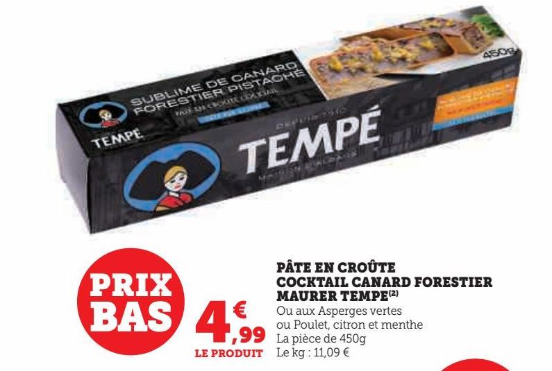 PÂTE EN CROÛTE COCKTAIL CANARD FORESTIER MAURER TEMPE