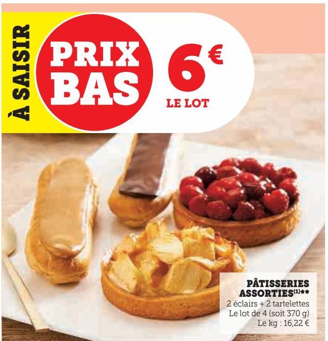 PÂTISSERIES ASSORTIES