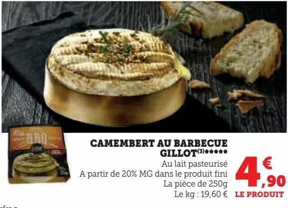 camembert au barbecue gillot