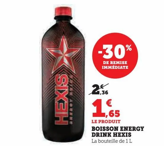 boisson energy drink hexis