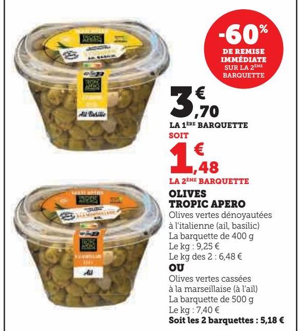 OLIVES TROPIC APERO