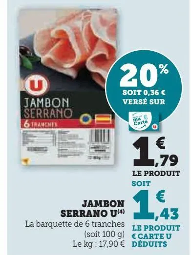 jambon serrano u