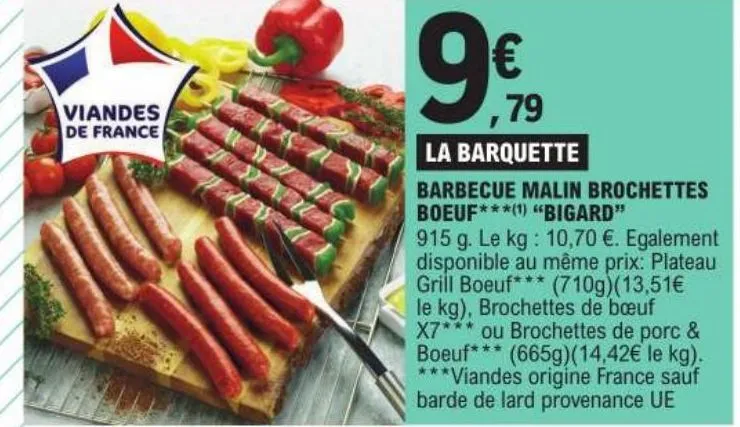  malin brochettes boeuf bigard