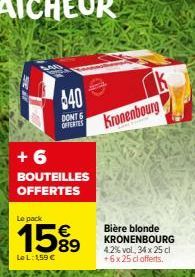 bière blonde Kronenbourg