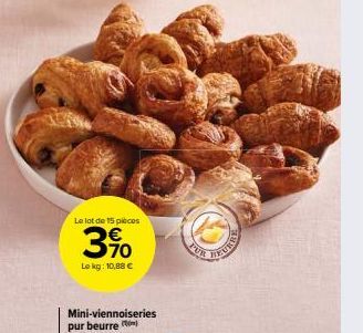 Le lot de 15 pièces  3%  Lokg: 10,88 €  PUR 