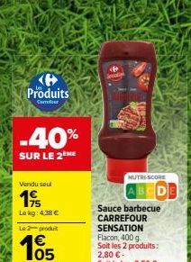 sauce barbecue Carrefour