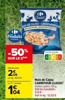 noix de cajou Carrefour