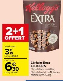 chocolat au lait Kellogg's