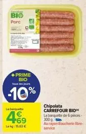 chipolata carrefour