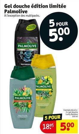 gel douche Palmolive