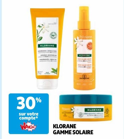  KLORANE GAMME SOLAIRE