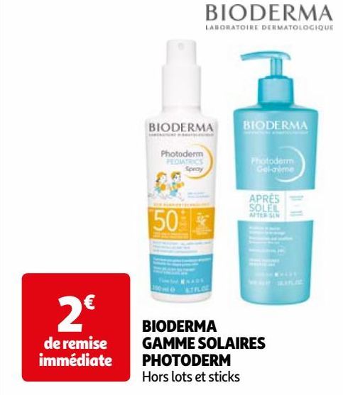 BIODERMA GAMME SOLAIRES PHOTODERM