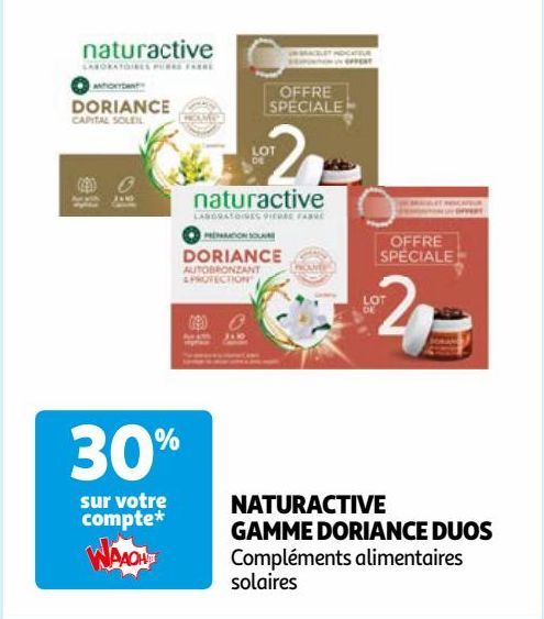 NATURACTIVE GAMME DORIANCE DUOS