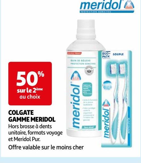 COLGATE GAMME MERIDOL