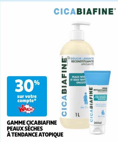  GAMME CICABIAFINE PEAUX SÈCHES À TENDANCE ATOPIQUE