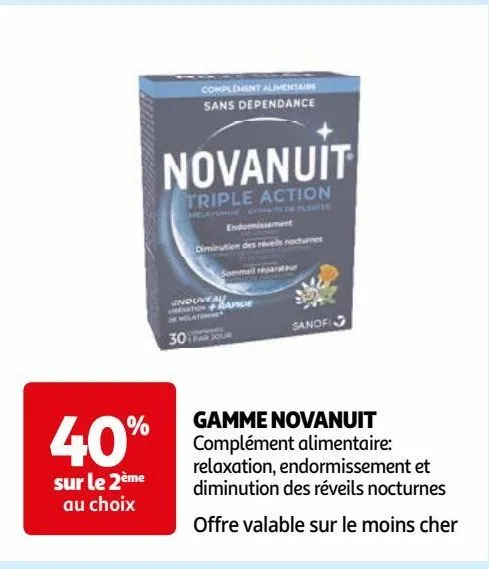 gamme novanuit