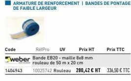 bandes 3m