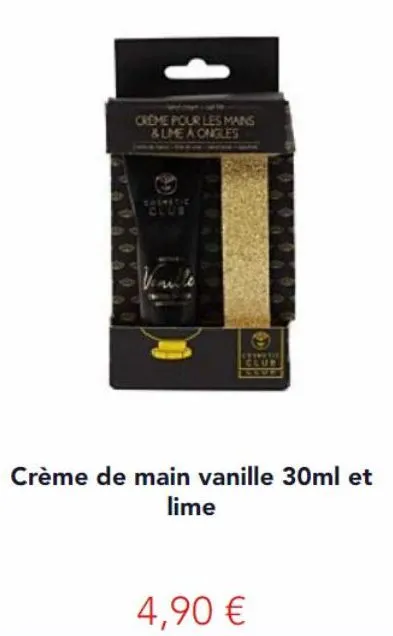 crème pour les mains 